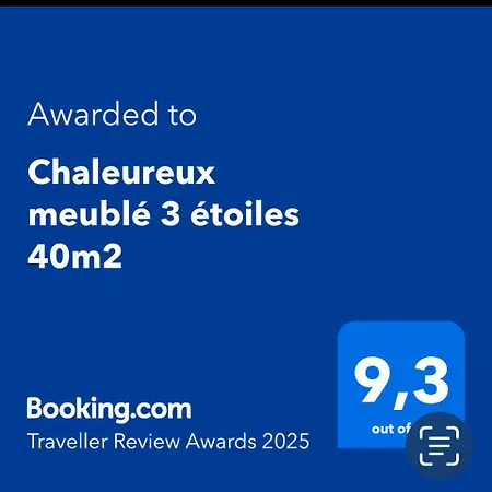 アパート Chaleureux Meuble 3 Etoiles 40m2 エクスレバン